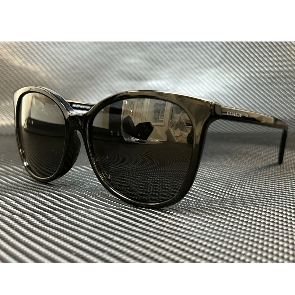 COACH HC8271U 500287 Black Square Women's 57 mm Sunglasses